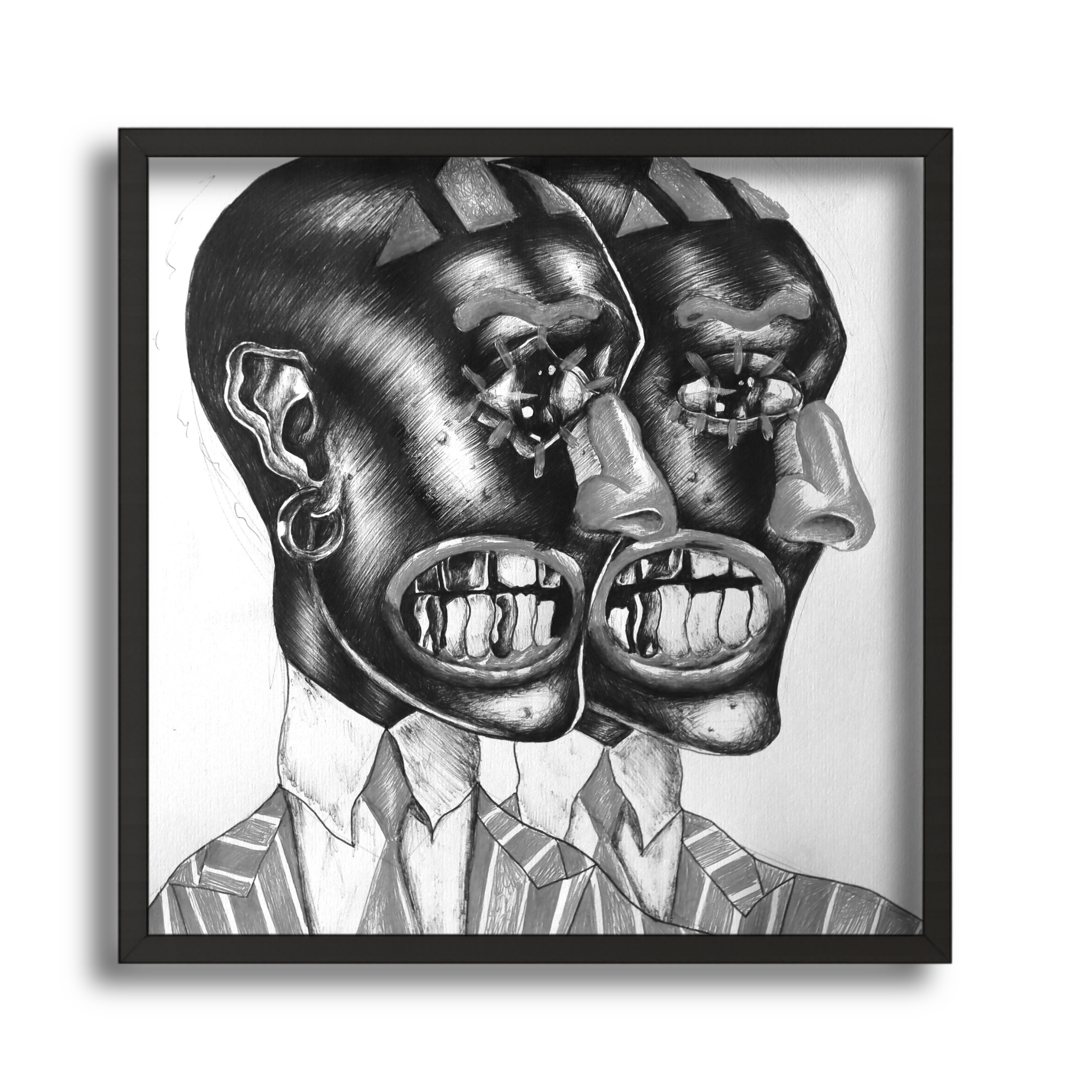 The Blue Faced Twins sketch