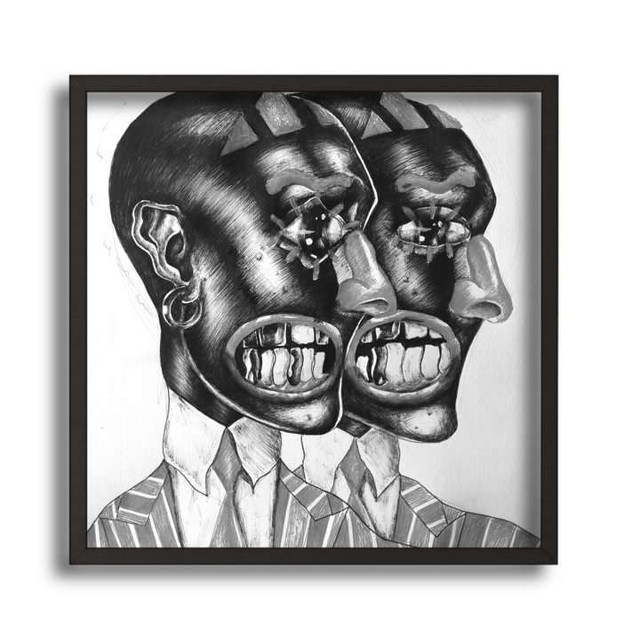 The Blue Faced Twins sketch
