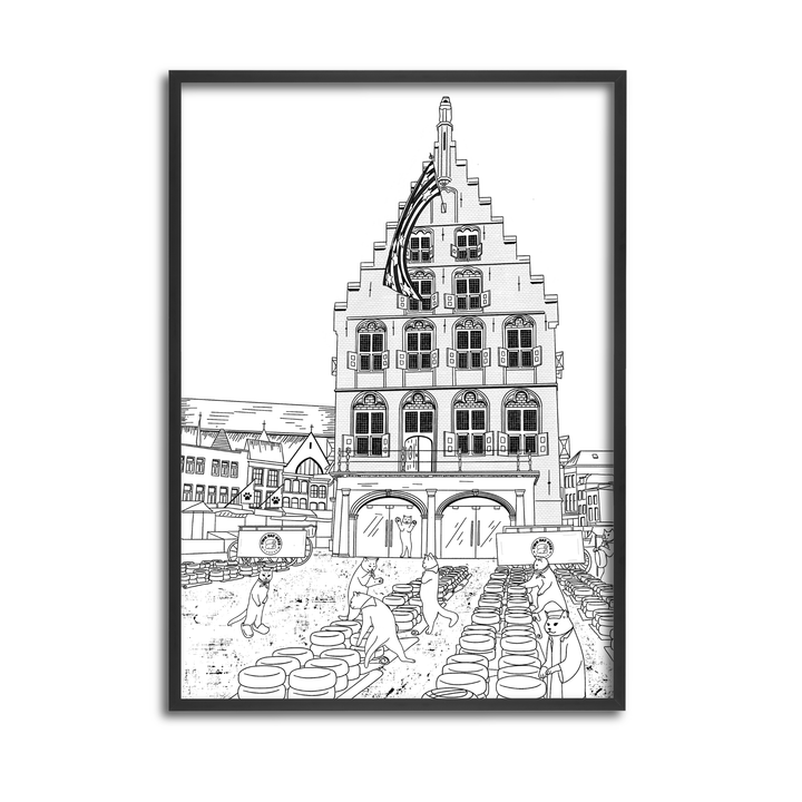 Gouda cheese market