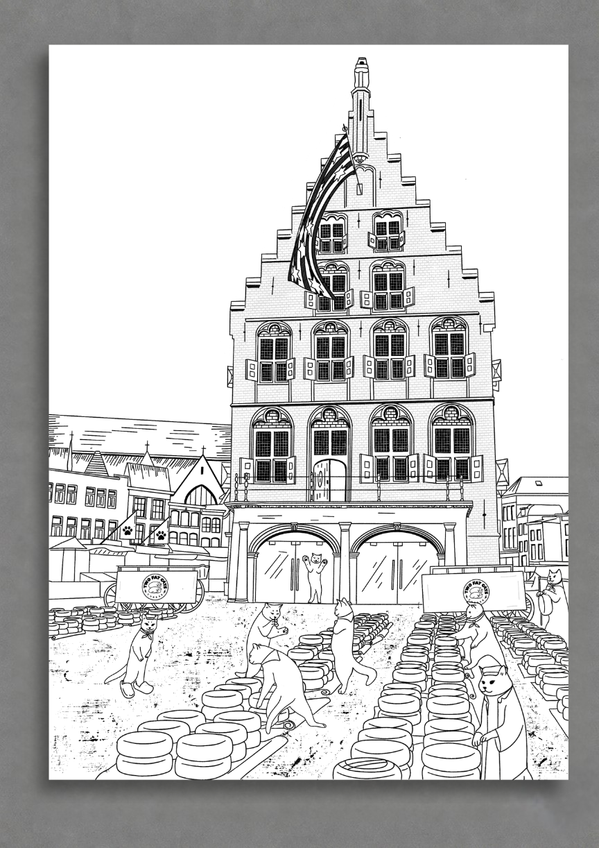 Gouda cheese market