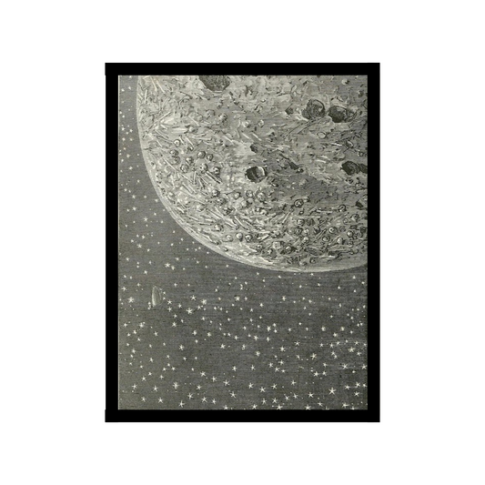 Moon portrait poster